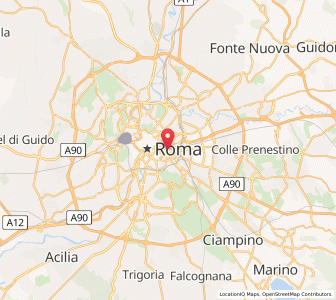 Map of Rome, Lazio