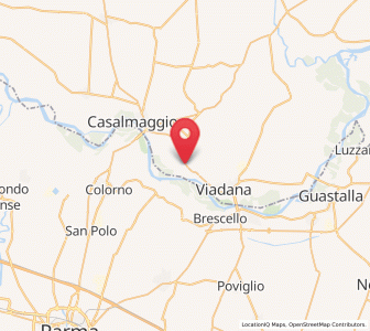Map of Roncadello, Lombardy