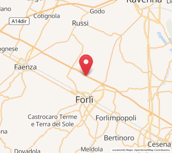 Map of Roncadello, Emilia-Romagna