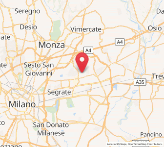 Map of Ronco, Lombardy