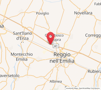 Map of Roncocesi, Emilia-Romagna