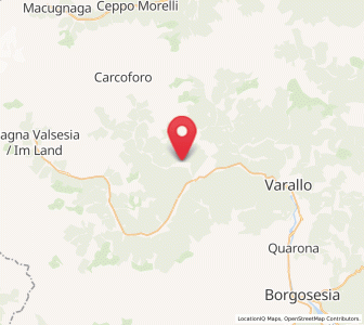 Map of Rossa, Piedmont