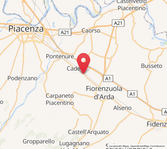 Map of Roveleto, Emilia-Romagna