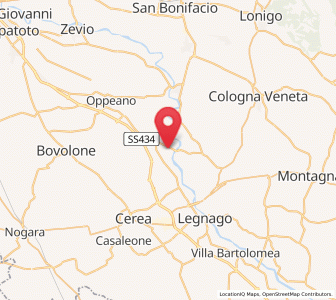 Map of Roverchiaretta, Veneto