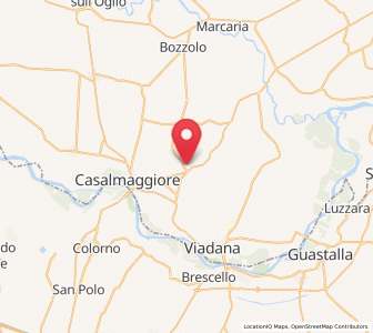 Map of Sabbioneta, Lombardy