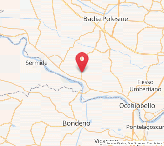 Map of Salara, Veneto