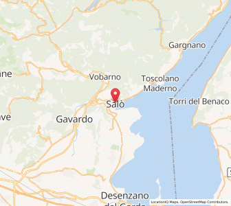 Map of Salò, Lombardy