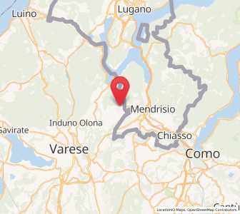 Map of Saltrio, Lombardy