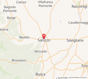 Map of Saluces, Piedmont