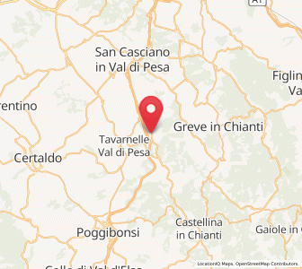 Map of Sambuca, Tuscany