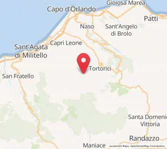 Map of San Basilio, Sicily