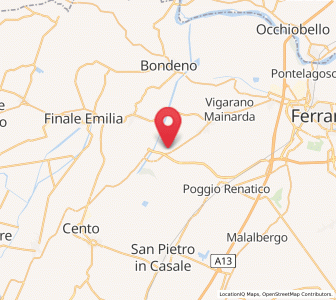 Map of San Carlo, Emilia-Romagna
