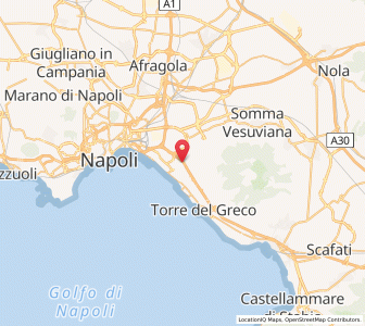 Map of San Giorgio a Cremano, Campania