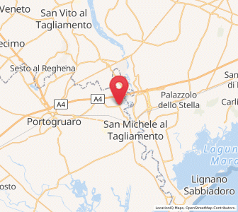 Map of San Giorgio al Tagliamento-Pozzi, Veneto