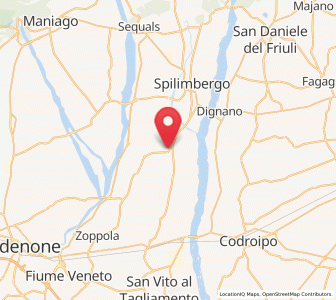 Map of San Giorgio della Richinvelda, Friuli Venezia Giulia