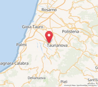 Map of San Martino, Calabria