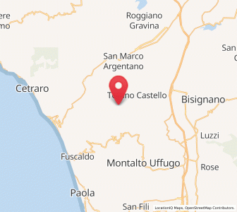 Map of San Martino di Finita, Calabria
