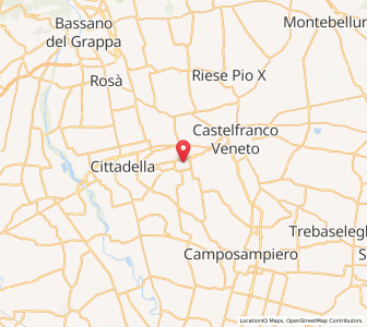 Map of San Martino di Lupari, Veneto
