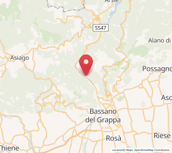 Map of San Nazario, Veneto