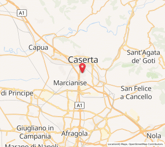 Map of San Nicola la Strada, Campania