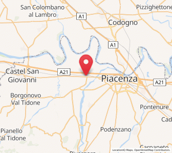 Map of San Nicolò, Emilia-Romagna