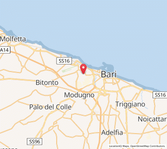 Map of San Paolo, Apulia