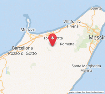 Map of San Pier Niceto, Sicily