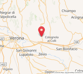 Map of San Pietro, Veneto