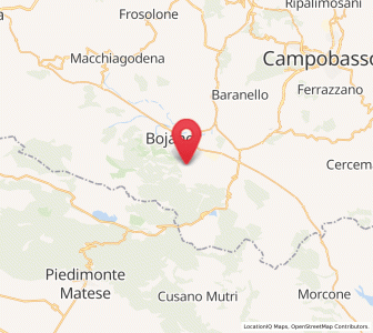 Map of San Polo Matese, Molise