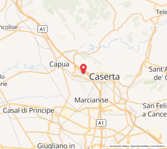 Map of San Prisco, Campania