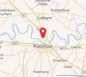 Map of San Rocco al Porto, Lombardy