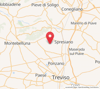 Map of San Rocco, Veneto