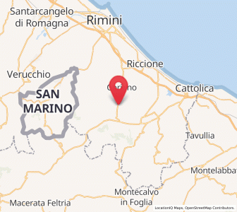 Map of San Savino, Emilia-Romagna