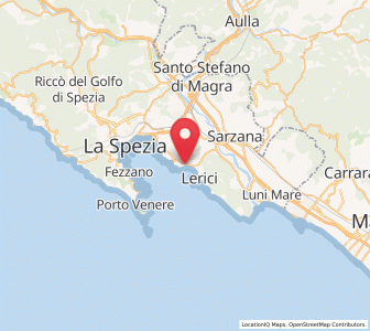Map of San Terenzo, Liguria