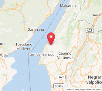 Map of San Zeno di Montagna, Veneto