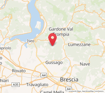Map of San Zenone, Lombardy