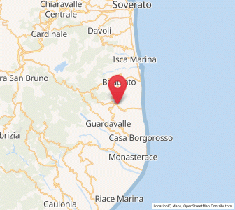 Map of Santa Caterina dello Ionio, Calabria