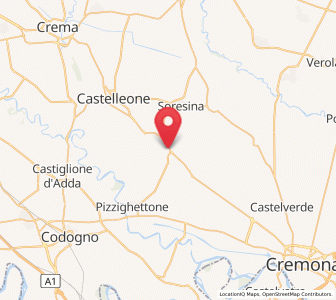 Map of Santa Maria dei Sabbioni, Lombardy