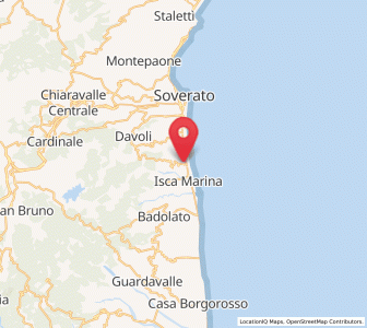Map of Sant'Andrea Ionio Marina, Calabria