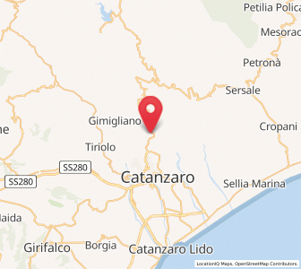 Map of Sant'Elia, Calabria