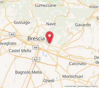 Map of Sant'Eufemia della Fonte, Lombardy