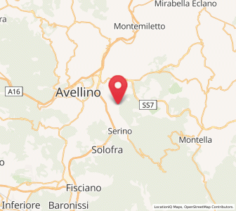 Map of Santo Stefano del Sole, Campania
