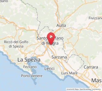 Map of Santo Stefano di Magra, Liguria