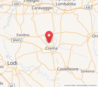 Map of Santo Stefano in Vairano, Lombardy