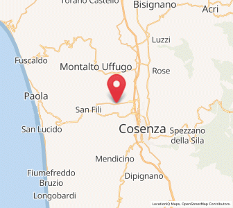 Map of Santo Stefano, Calabria