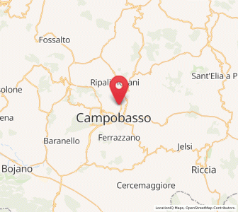 Map of S.Antonio dei Lazzari, Molise