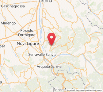 Map of Sardigliano, Piedmont