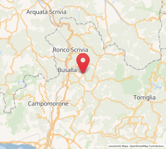 Map of Savignone, Liguria