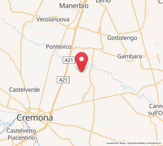 Map of Scandolara Ripa d'Oglio, Lombardy