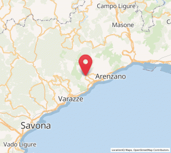 Map of Sciarborasca, Liguria